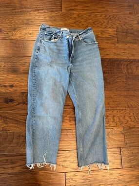 Abercrombie & Fitch Light The 90’s Straight Ultra High Rise